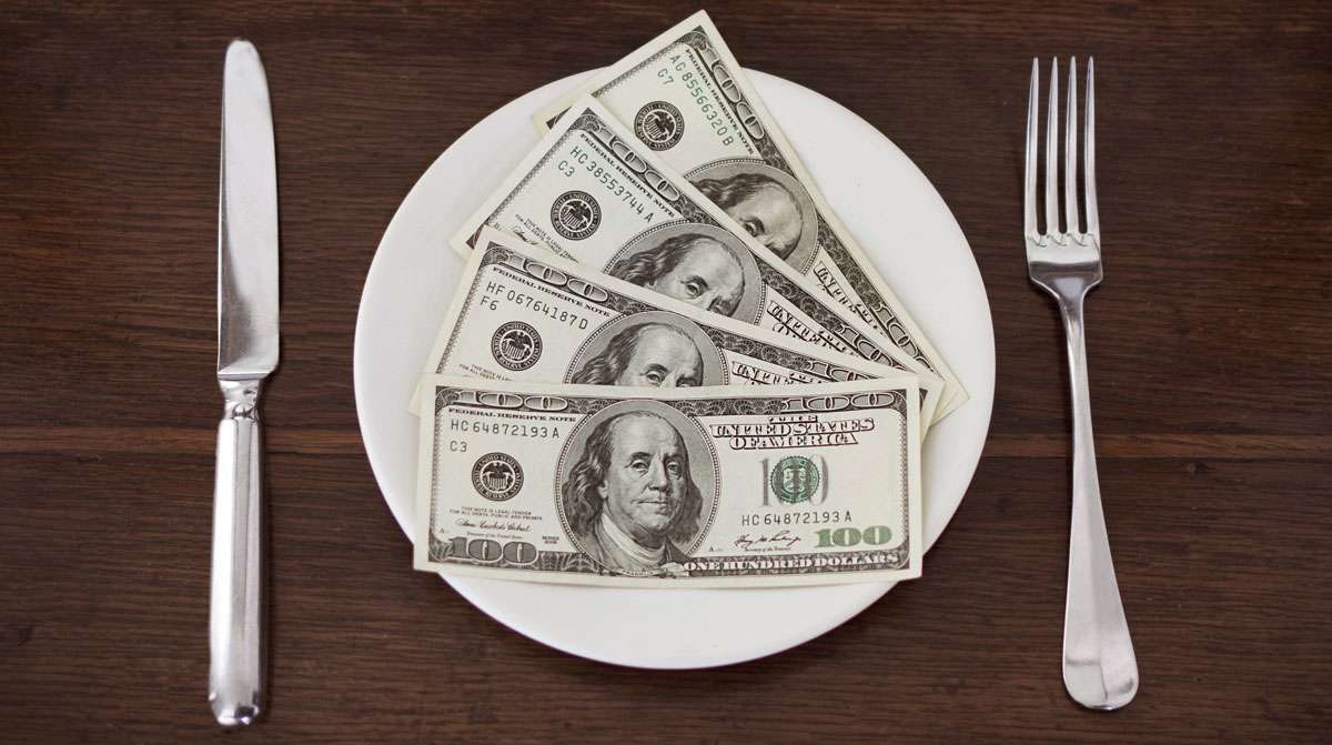 Money on the table