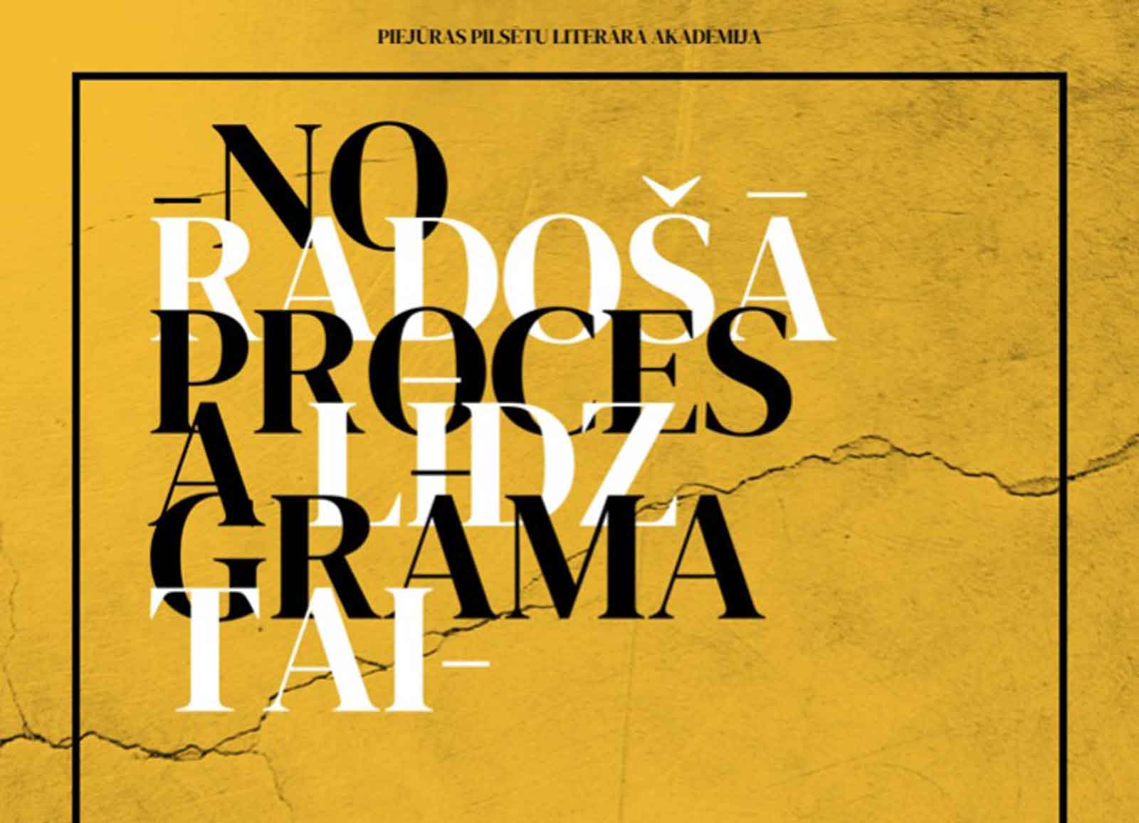 No radošā procesa līdz grāmatai